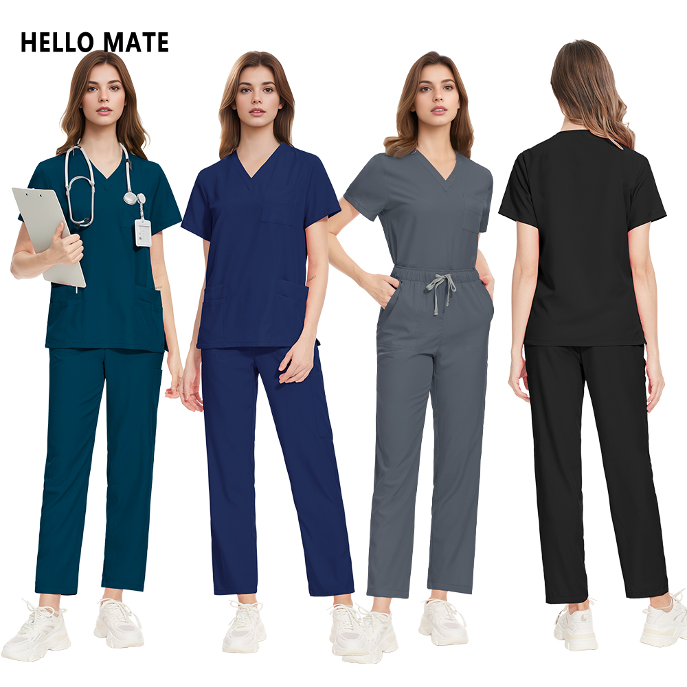 Medical Lab Uniform - Hospital Clinical Workwear Dental Scrub Set