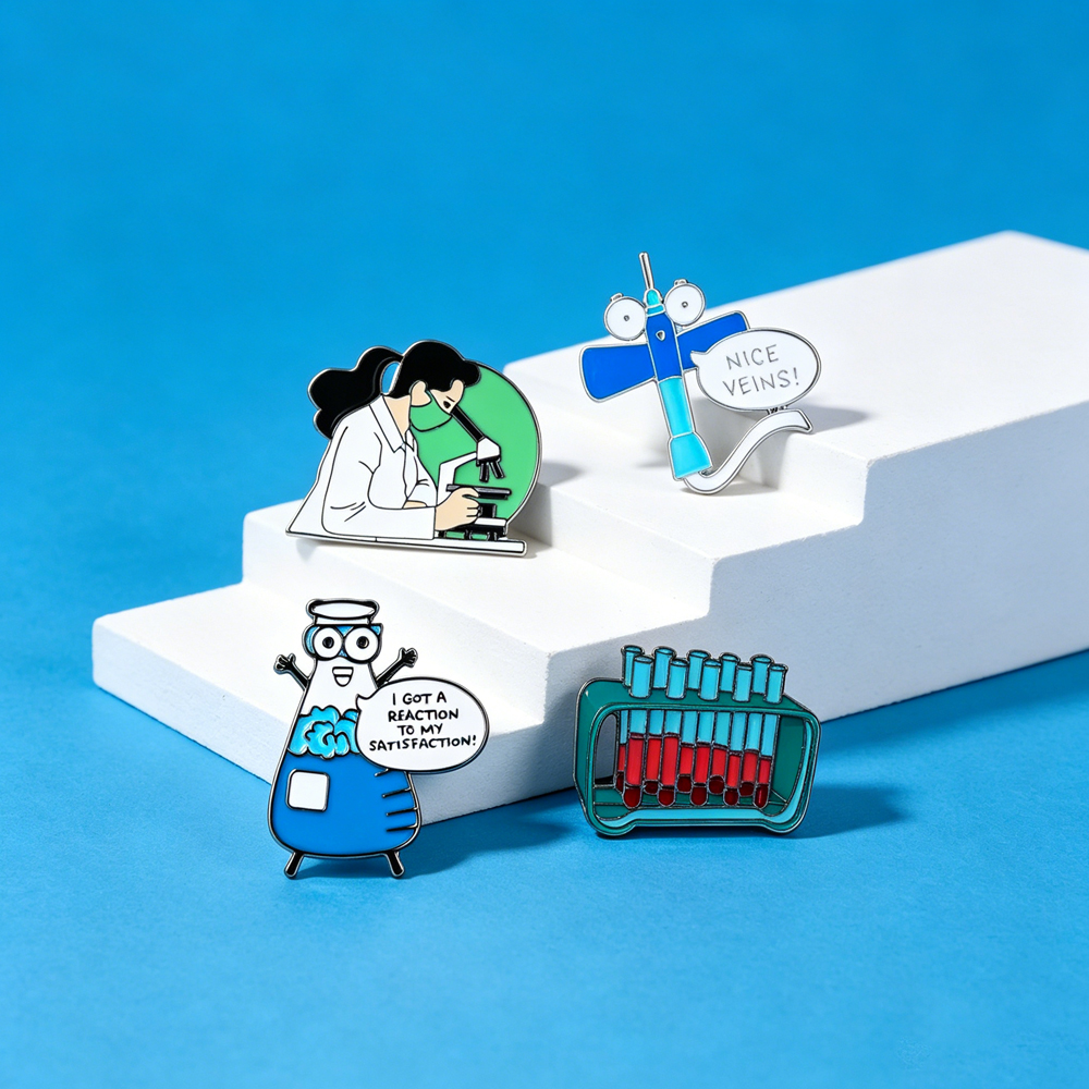 Medical Lab Gifts - Harong Fun Lab Science Enamel Pin
