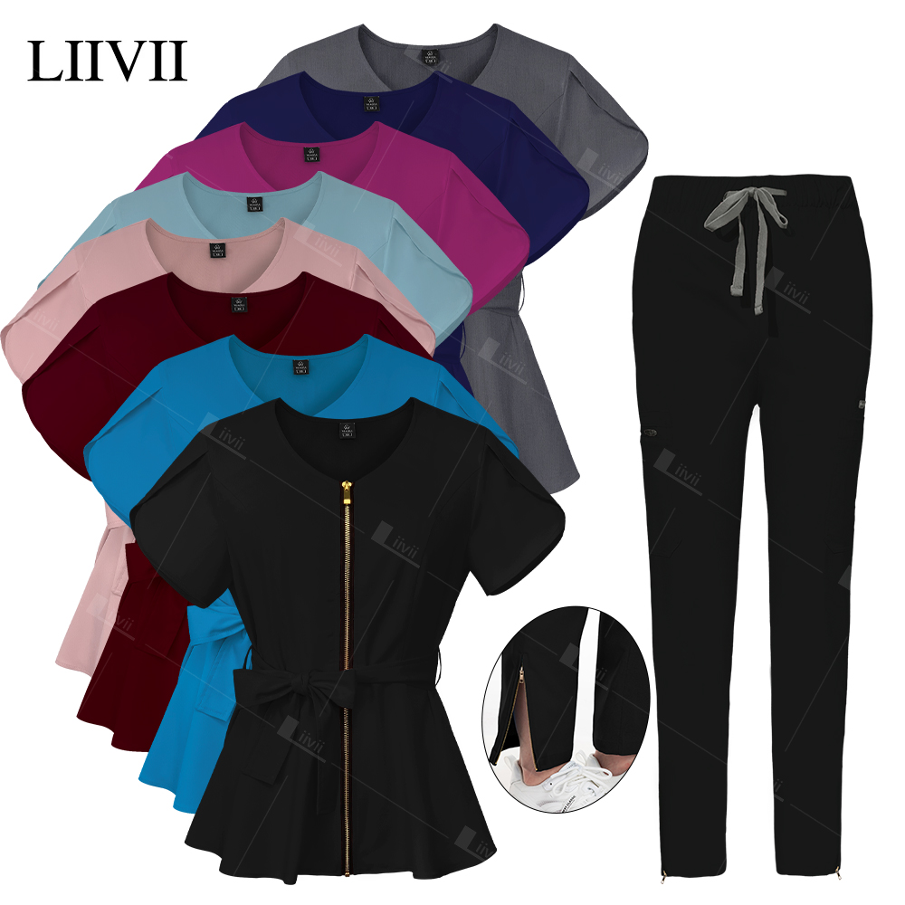 Medical Lab Uniform - Elegant Beauty Salon Uniform Fashion Beautician