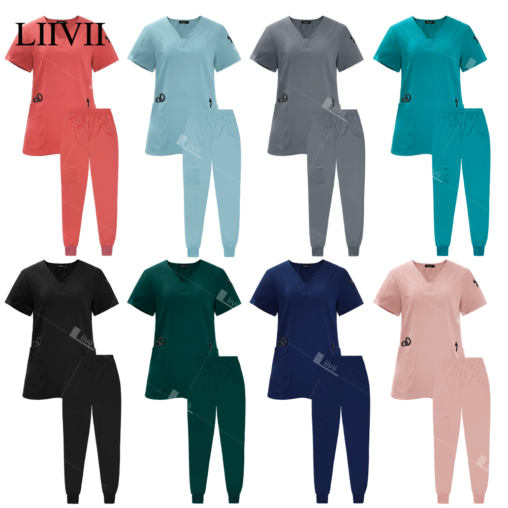 Surgical Uniforms Woman Scrub  - Medical Lab Uniform บทวิจารณ์และราคา