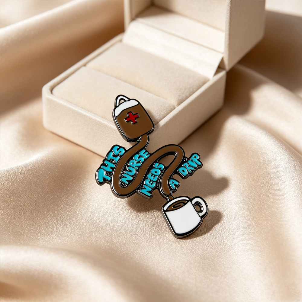 Medical Nurse Life Enamel Pin  - Medical Lab Gifts บทวิจารณ์และราคา