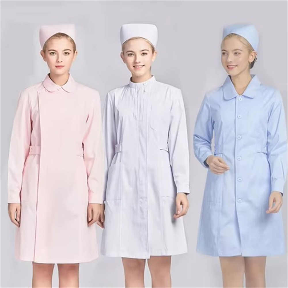 new pure cotton breathable whi - Medical Lab Uniform บทวิจารณ์และราคา
