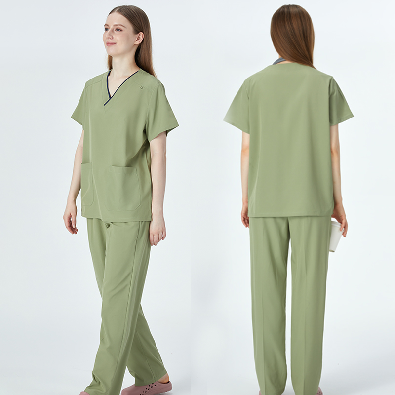 Women Uniform Scrubs Polyester - Medical Lab Uniform บทวิจารณ์และราคา