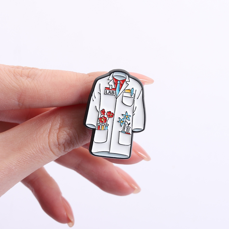 Floral Doctor Nurse Coat Ename - Medical Lab Gifts บทวิจารณ์และราคา