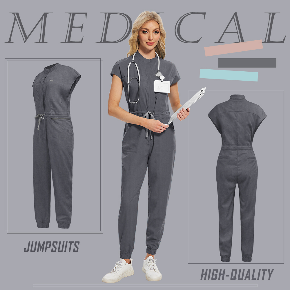 New Medical Scrub Wear for Wom - Medical Lab Uniform บทวิจารณ์และราคา