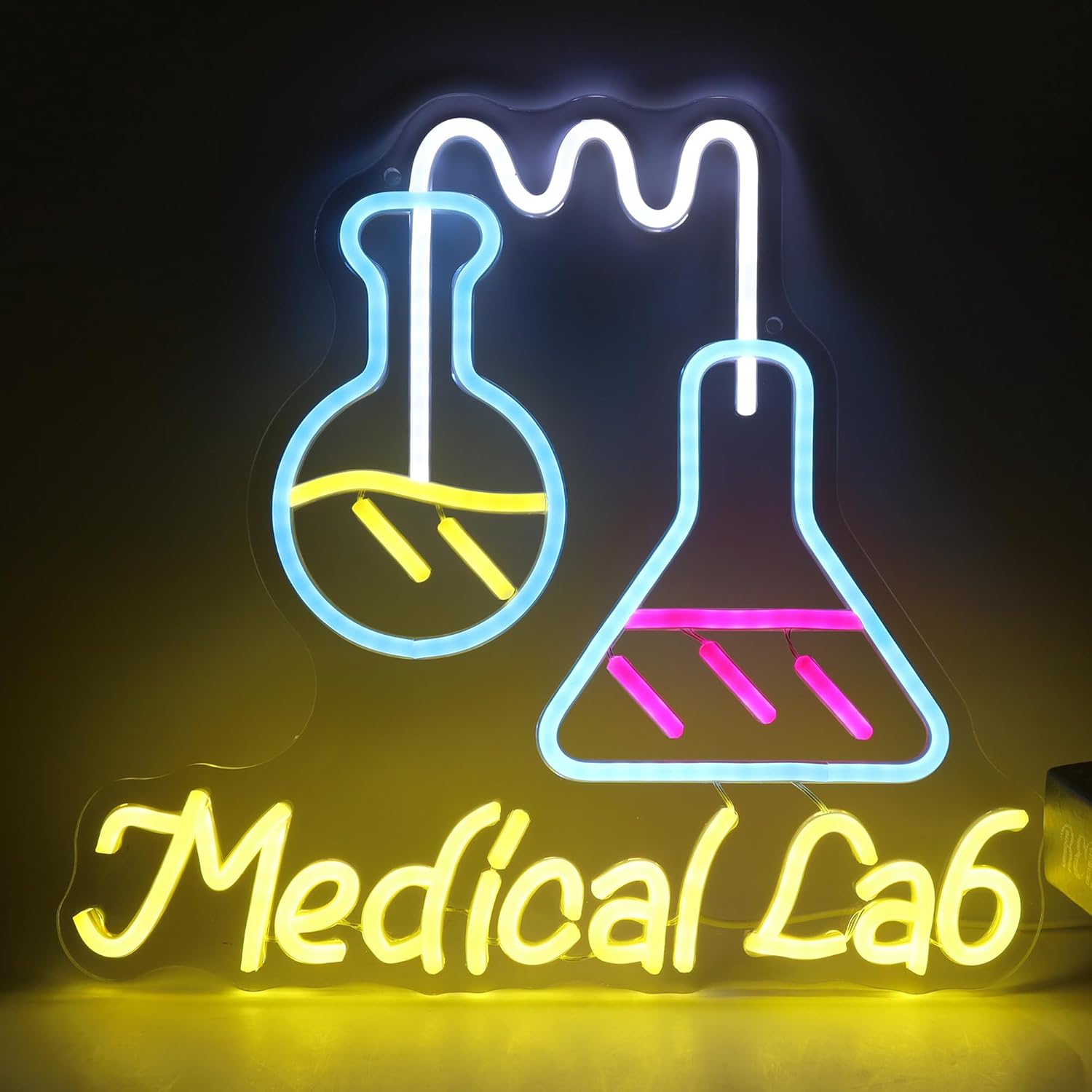 Science Laboratory Neon Sign U - Medical Lab Gifts บทวิจารณ์และราคา