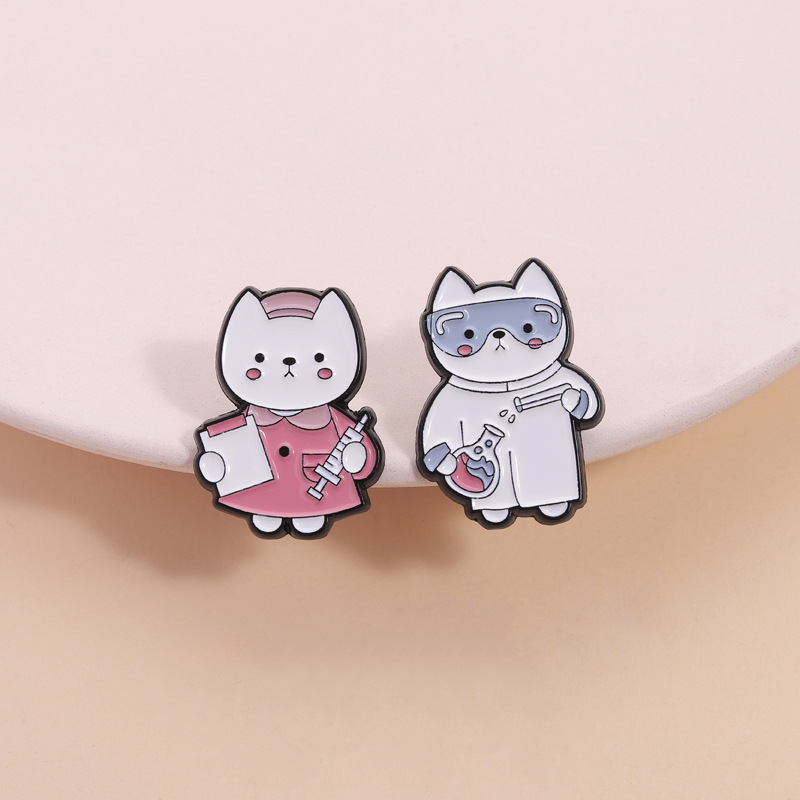 2pcs Cute Cartoon Medical Cat  - Medical Lab Gifts บทวิจารณ์และราคา