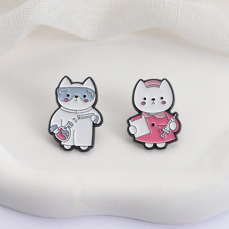 2pcs Cute Cartoon Medical Cat  - Medical Lab Gifts บทวิจารณ์และราคา