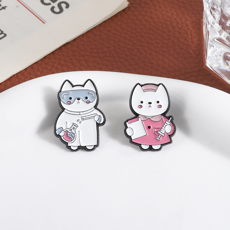 2pcs Cute Cartoon Medical Cat  - Medical Lab Gifts บทวิจารณ์และราคา