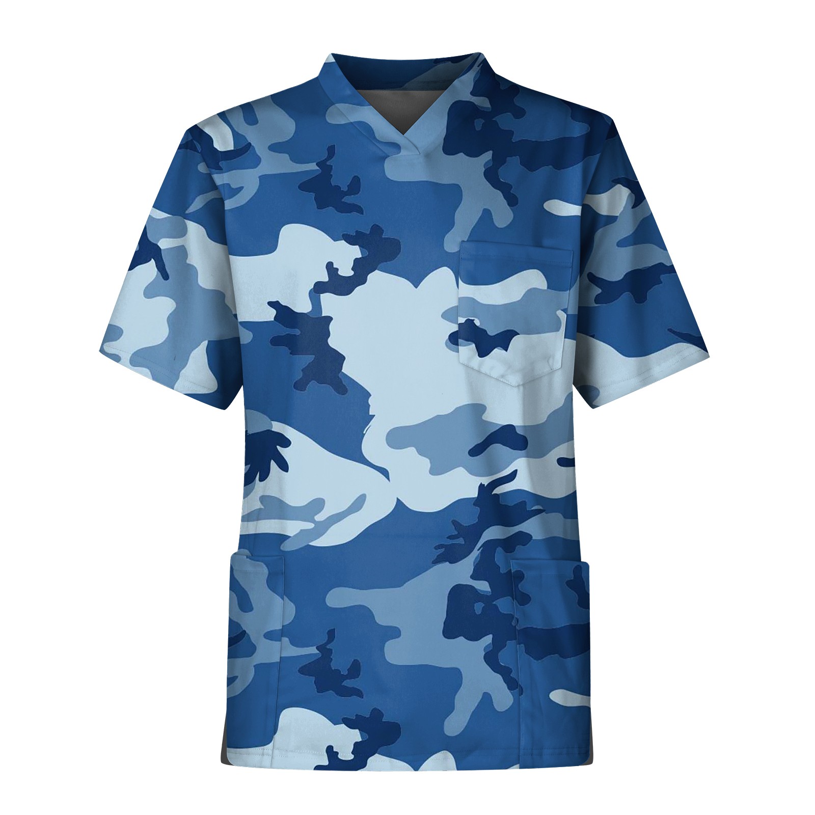 Men'S Camouflage Print Nurse U - Medical Lab Uniform บทวิจารณ์และราคา