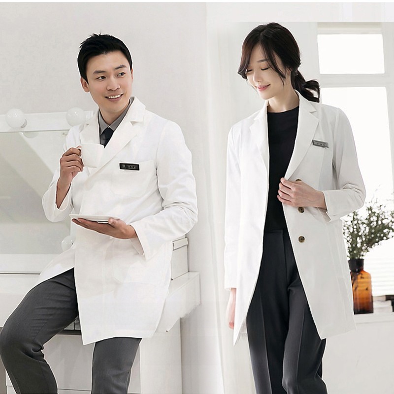 Slim Fit Long Sve Medical Doct - Medical Lab Design บทวิจารณ์และราคา