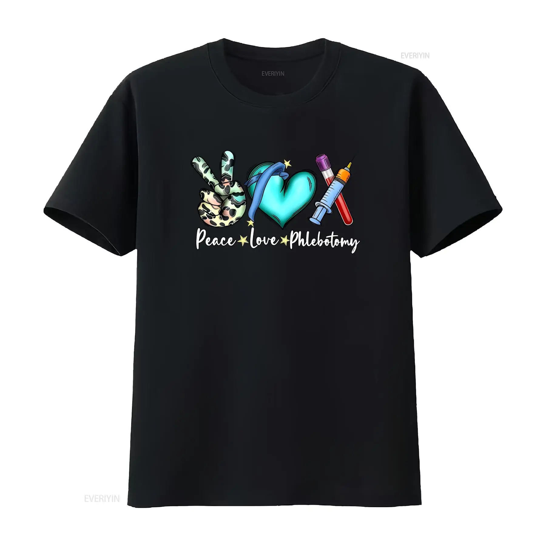 Peace Love Phlebotomy T Shirt  - Medical Lab Design บทวิจารณ์และราคา