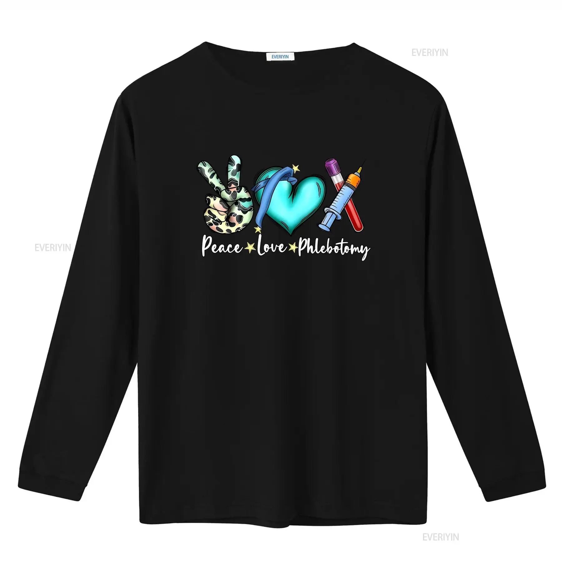 Peace Love Phlebotomy T Shirt  - Medical Lab Design บทวิจารณ์และราคา
