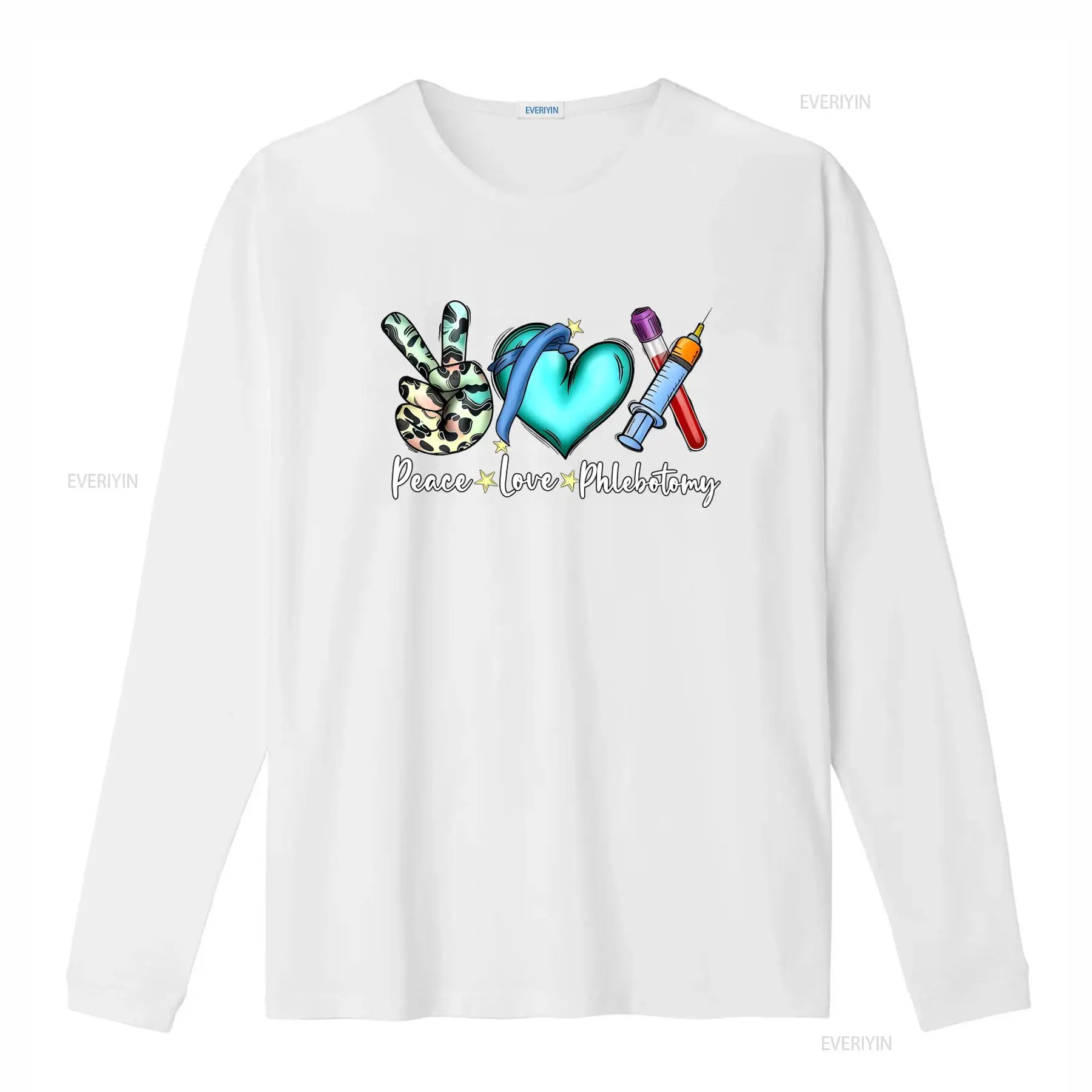 Peace Love Phlebotomy T Shirt  - Medical Lab Design บทวิจารณ์และราคา