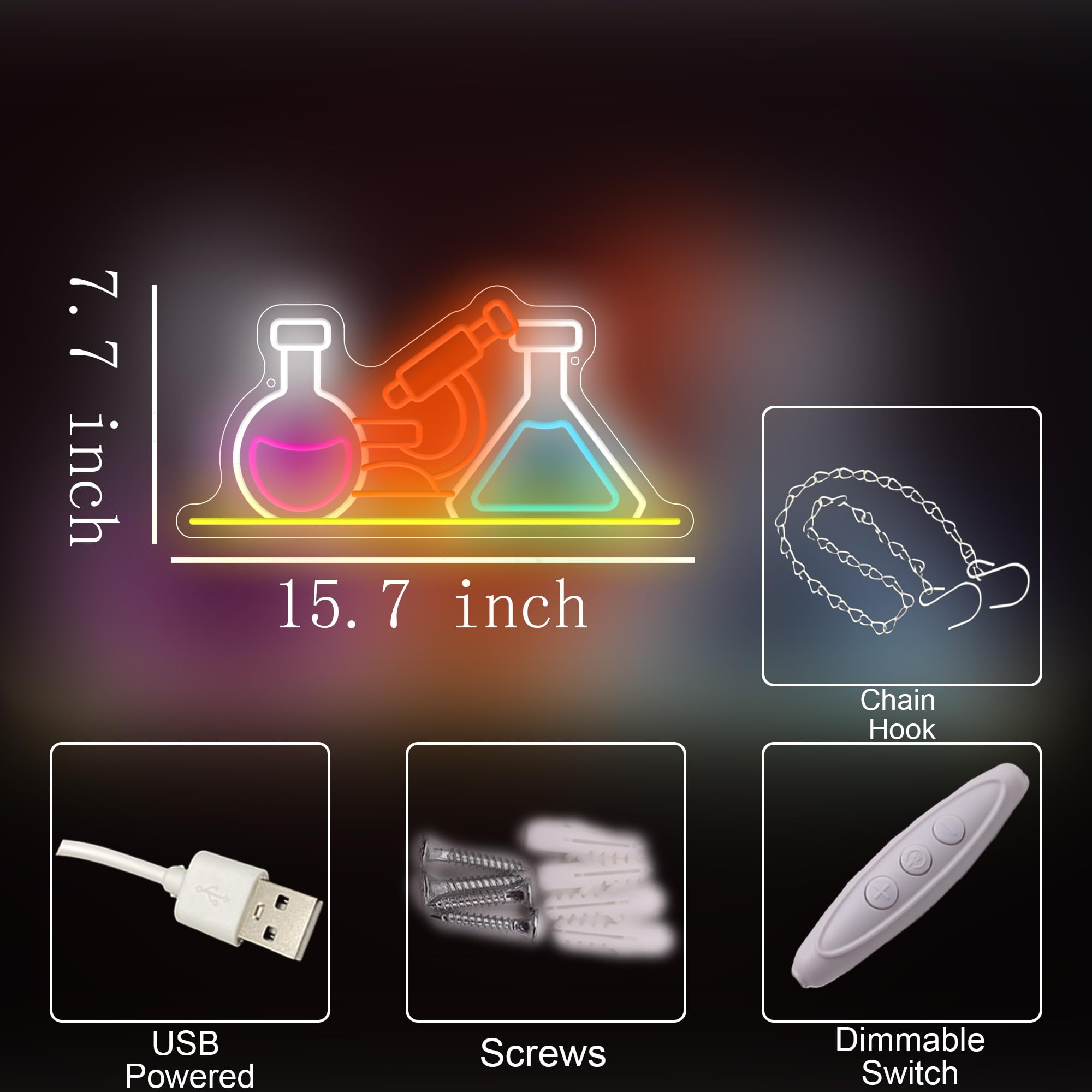 Science Laboratory Neon for Ch - Medical Lab Gifts บทวิจารณ์และราคา