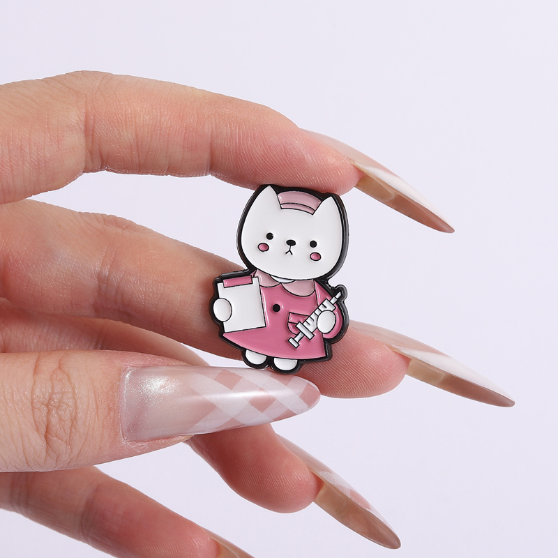 Nurse Lab Cats Enamel Pins Cus - Medical Lab Gifts บทวิจารณ์และราคา