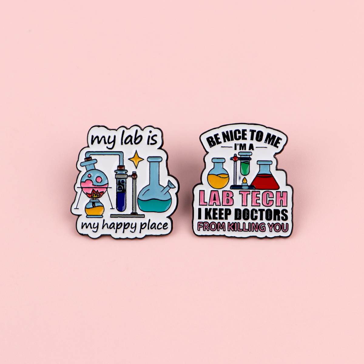 Funny Lab Tech Enamel Pins Set - Medical Lab Gifts บทวิจารณ์และราคา